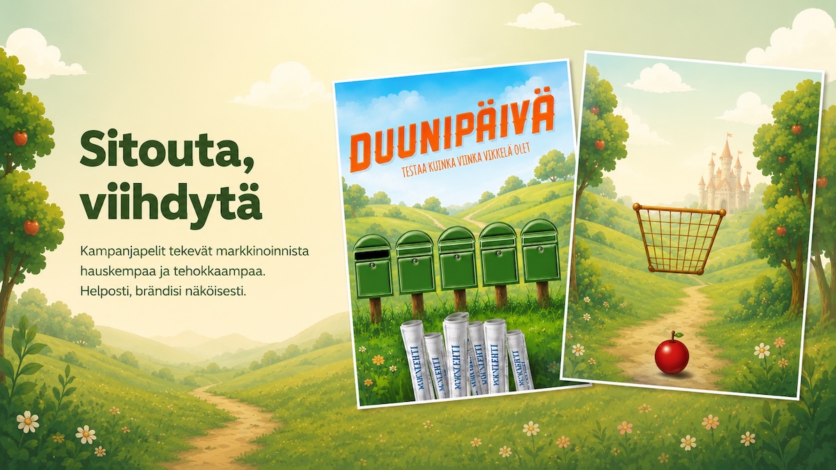 Omena koriin peli
